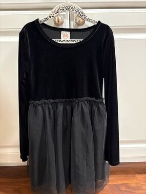 wonder nation Black and White Leopard Trim Top
